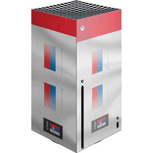 Serbia Soccer Flag Xbox Series X Skins